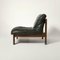 Sling Chair in Wood and Green Leather, Germany, 1970s 7