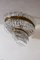 Lampada da soffitto ovale in cristallo in stile Impero, Italia, anni '30, Immagine 6