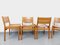 Italian Minimalist Chairs in Beech, 1970s, Set of 4 9