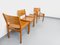 Italian Minimalist Chairs in Beech, 1970s, Set of 4 10