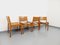 Italian Minimalist Chairs in Beech, 1970s, Set of 4 11