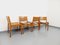 Italian Minimalist Chairs in Beech, 1970s, Set of 4, Image 11