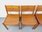 Italian Minimalist Chairs in Beech, 1970s, Set of 4 14