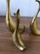 Swans in Brass, Italy, 1980s, Set of 3 5