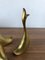 Swans in Brass, Italy, 1980s, Set of 3 4