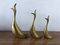 Swans in Brass, Italy, 1980s, Set of 3, Image 1