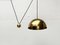 Vintage German Postmodern Brass Model Duos Counterweight Pendant Light by Florian Schulz, 1980s 14