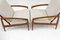 Mid-Century Teak Paper Knife Lounge Chairs by Kai Kristiansen for Magnus Olesen, 1960s, Set of 2 6