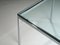 Chromed Steel and Toughened Glass Coffee Table by Florence Knoll for Knoll Studio, 2000 11