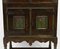 Gothic Revival Arts and Crafts Oak and Polychrome Cabinet, 1920s, Image 5
