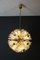 Sputnik Snowball Dandelion Chandelier Emil Stejnar for Nikoll, 1950s 12