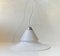 Minimalist White Opaline Glass Ceiling Lamp by Torben Jørgensen for Royal Copenhagen, 1980s 2