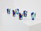 Vasos italianos de cristal de Murano, años 80. Juego de 6, Imagen 10