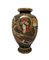 Japanische Satsuma Vasen aus polychrom lackierter Keramik, 1920er, 2er Set 15
