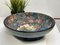 Art Deco Earthenware Bowl with Polychrome Enamel Flowers from Longwy, 1930s, Image 13