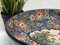 Art Deco Earthenware Bowl with Polychrome Enamel Flowers from Longwy, 1930s 11