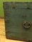 Large Blue Painted Pine Marriage Chest 11
