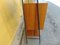 Italienisches Mid-Century Regal aus Holz & schwarzem Metall, 1950er 4