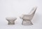 Vintage Easy Chair and Ottoman by Warren Platner, 1960s, Set of 2 1