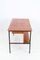 Vintage Desk and Chair in Teak and Steel by Günter Renkel, 1960s, Set of 2 9