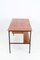 Vintage Desk and Chair in Teak and Steel by Günter Renkel, 1960s, Set of 2, Image 9