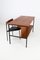 Vintage Desk and Chair in Teak and Steel by Günter Renkel, 1960s, Set of 2, Image 3