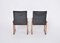 Vintage Dining Chairs in Black Leather by Tobia & Afra Scarpa, 1970s, Set of 2 6