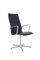 Black Leather Oxford Chair with Swivel Function by Arne Jacobsen for Fritz Hansen, 2008 1