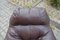 Vintage Patchwork Bean Bag in Brown Aniline Leather, 1970s 19
