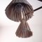 Lámpara colgante Three Cone de teca y sisal de Temde, años 60, Imagen 11
