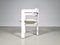 Pamplona Chair in White Leather attributed to Augusto Savini, Pozzi, 1970s 3