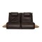 Leather Two-Seater Electric Function Sofa, Image 1