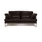 Vintage Two-Seater Sofa in Brown Leather 1