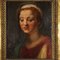 After Andrea del Sarto, Woman's Portrait, Tempera on Panel, Framed, Image 2