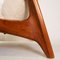 Mid-Century Lounge Chair and Stool by Rolf Rastad & Adolf Relling, 1950, Set of 2, Image 7