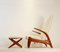 Fauteuil et Tabouret Mid-Century par Rolf Rastad & Adolf Relling, 1950, Set de 2 9