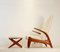 Mid-Century Lounge Chair and Stool by Rolf Rastad & Adolf Relling, 1950, Set of 2 9