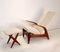 Fauteuil et Tabouret Mid-Century par Rolf Rastad & Adolf Relling, 1950, Set de 2 6