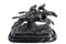 Vintage Horse Racing Desk Top in Bronze and Marble, 1990s, Image 7