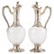 Louis XV Style Silver and Crystal Ewers, Set of 2, Image 1