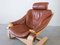 Vintage Kroken Lounge Chair in Leather by Åke Fribytter 4
