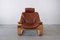 Vintage Kroken Lounge Chair in Leather by Åke Fribytter 2