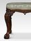 Chippendale Style Mahogany Framed Stool, 1890s 5