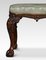 Chippendale Style Mahogany Framed Stool, 1890s, Image 5