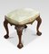 Sgabello Chippendale con struttura in mogano, fine XIX secolo, Immagine 1