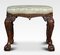 Chippendale Style Mahogany Framed Stool, 1890s, Image 6