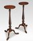 Tall Mahogany Lamp Tables, 1890s, Set of 2 2