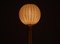 Lámpara de pie modelo G-105 de bambú atribuida a Bergboms, Suecia, años 70, Imagen 5