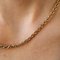 French Modern 18 Karat Yellow Gold Twists Necklace, Image 9