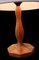 Lámpara de mesa Root de madera, años 70, Imagen 2
